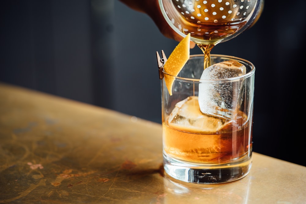 Signature cocktail at Curva Bar
